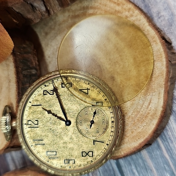 VINTAGE ELGIN 12S 1922 JEWELS GOLD FILLED POCKET WATCH - Picture 3 of 11